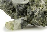 Epidote and Quartz Crystal Association - Peru #220817-1